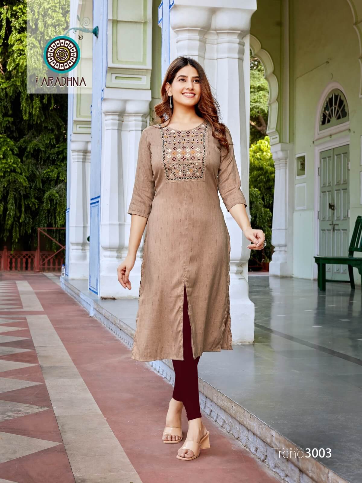 Aradhna Fashion Trend vol 3 Rayon Kurti Catalog collection 9