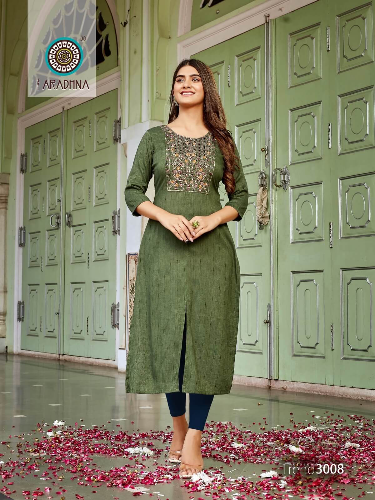 Aradhna Fashion Trend vol 3 Rayon Kurti Catalog collection 5