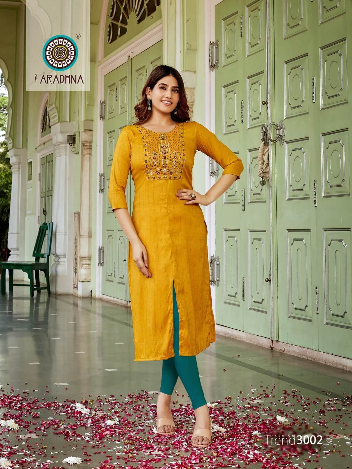 Aradhna Fashion Trend vol 3 Rayon Kurti Catalog collection 10