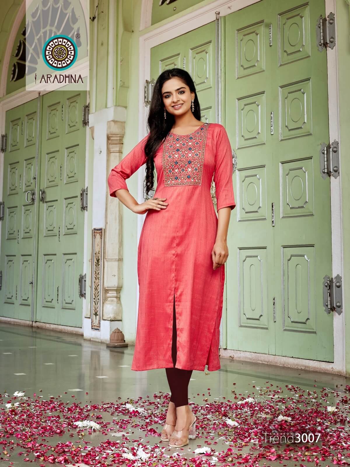 Aradhna Fashion Trend vol 3 Rayon Kurti Catalog collection 1