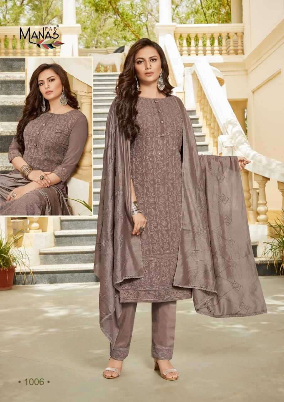 Manas Mango Schiffli Salwar Kameez collection 5