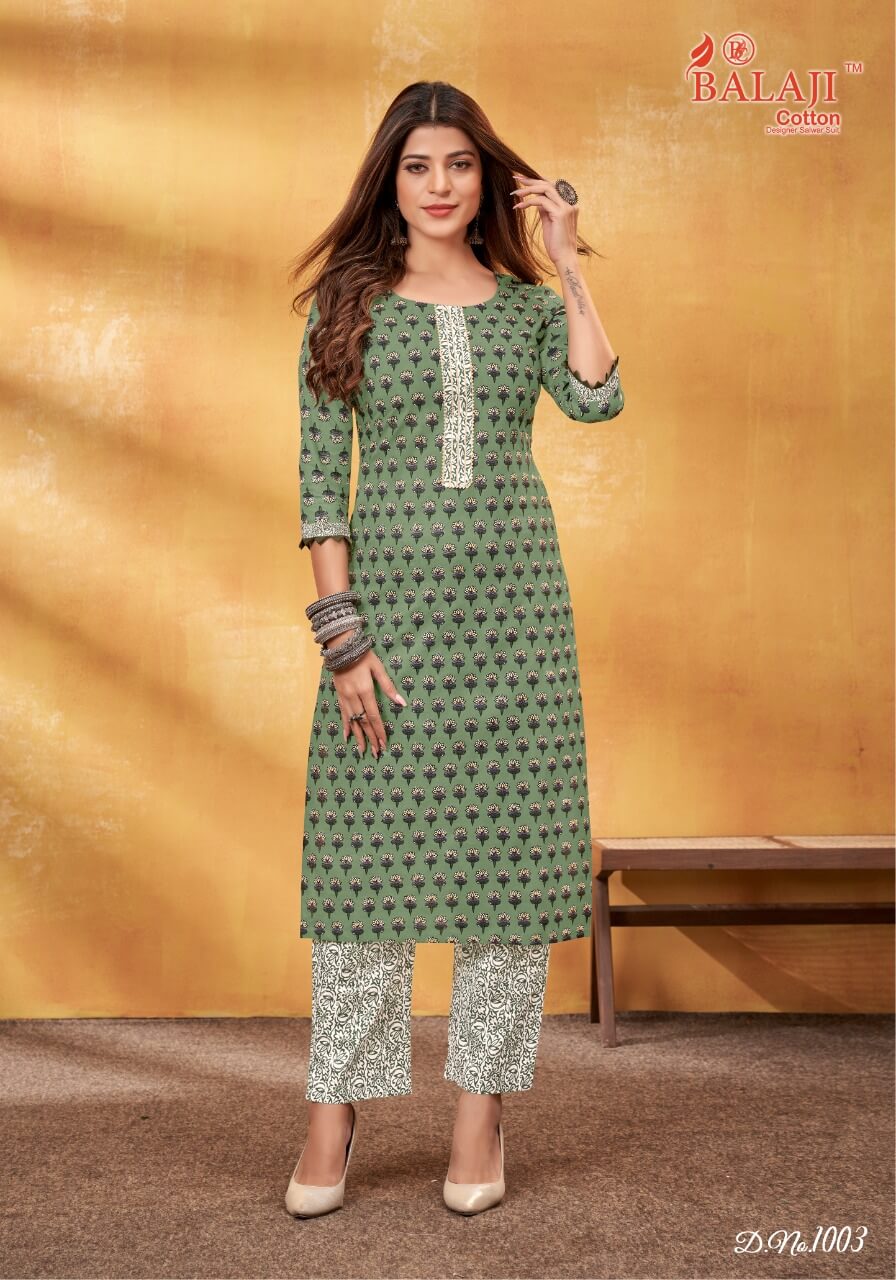 Balaji Sanaya vol 1 Kurtis with Bottom collection 8