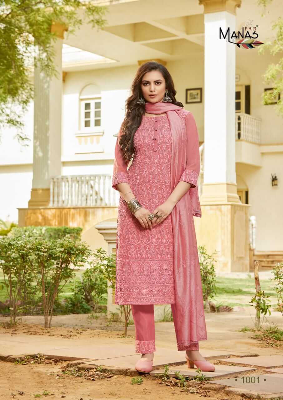 Manas Mango Schiffli Salwar Kameez collection 1