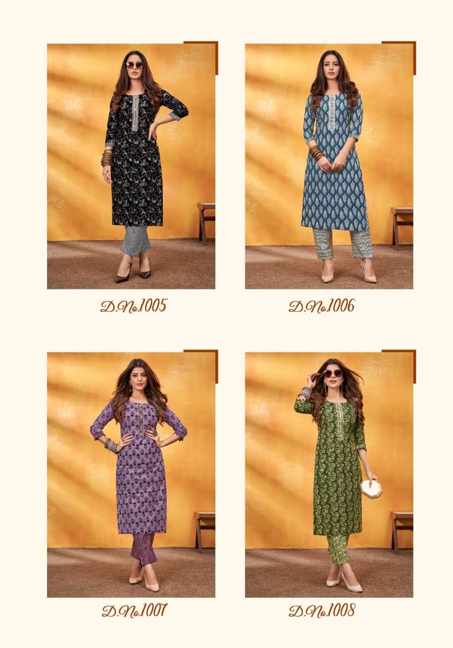 Balaji Sanaya vol 1 Kurtis with Bottom collection 13