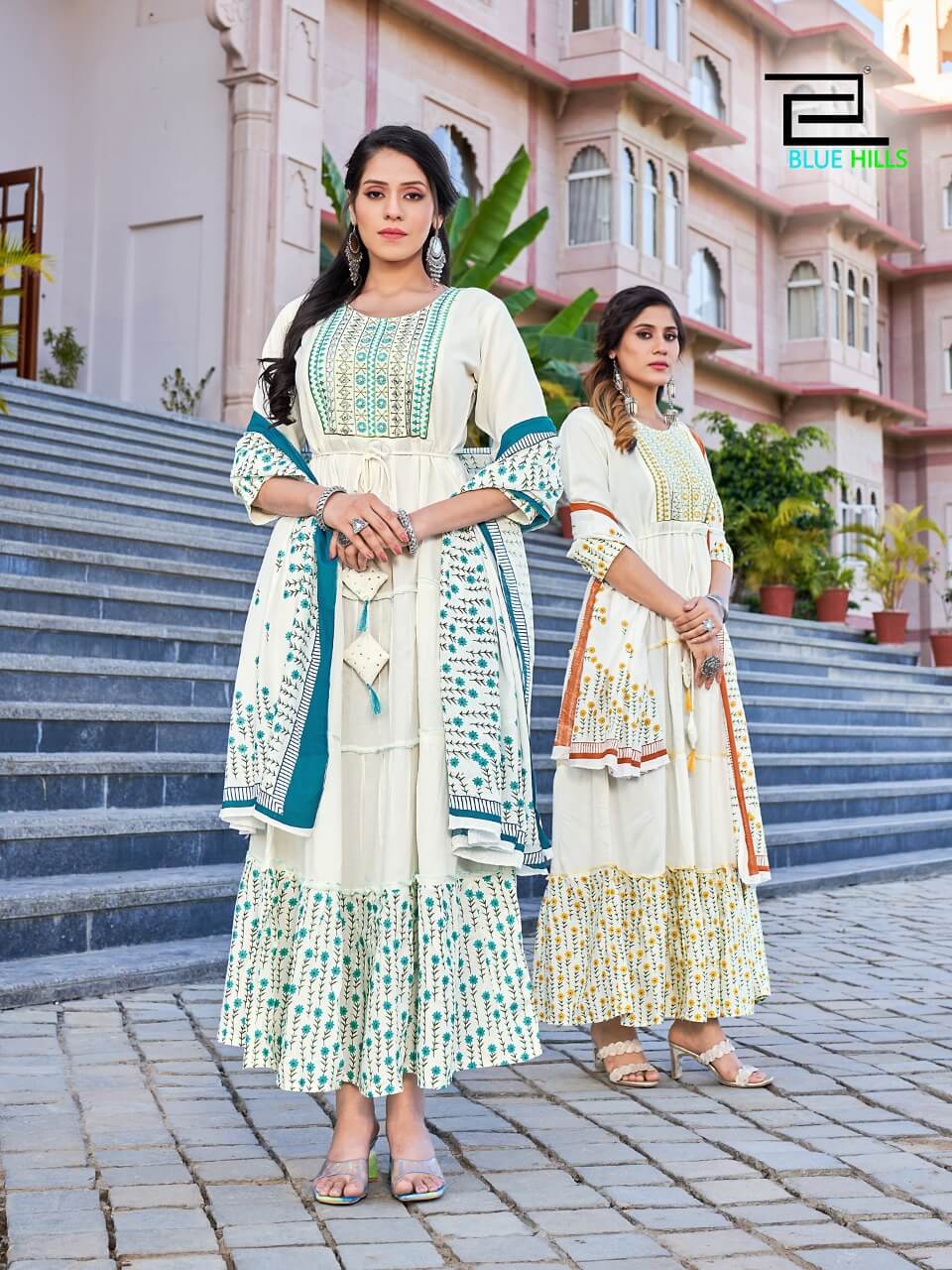 Blue Hills Colors vol 3 Kurti with Dupatta Catalog collection 3