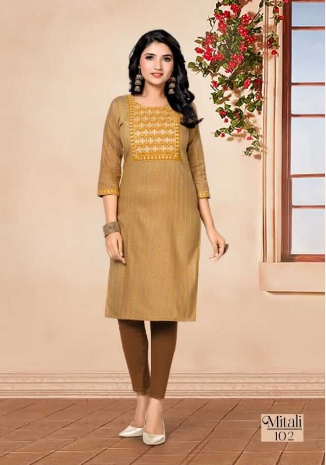 Ladies V Neck Cotton Kurti Pant Set, Size: M, 300 at Rs 500/set in Surat |  ID: 25028683497