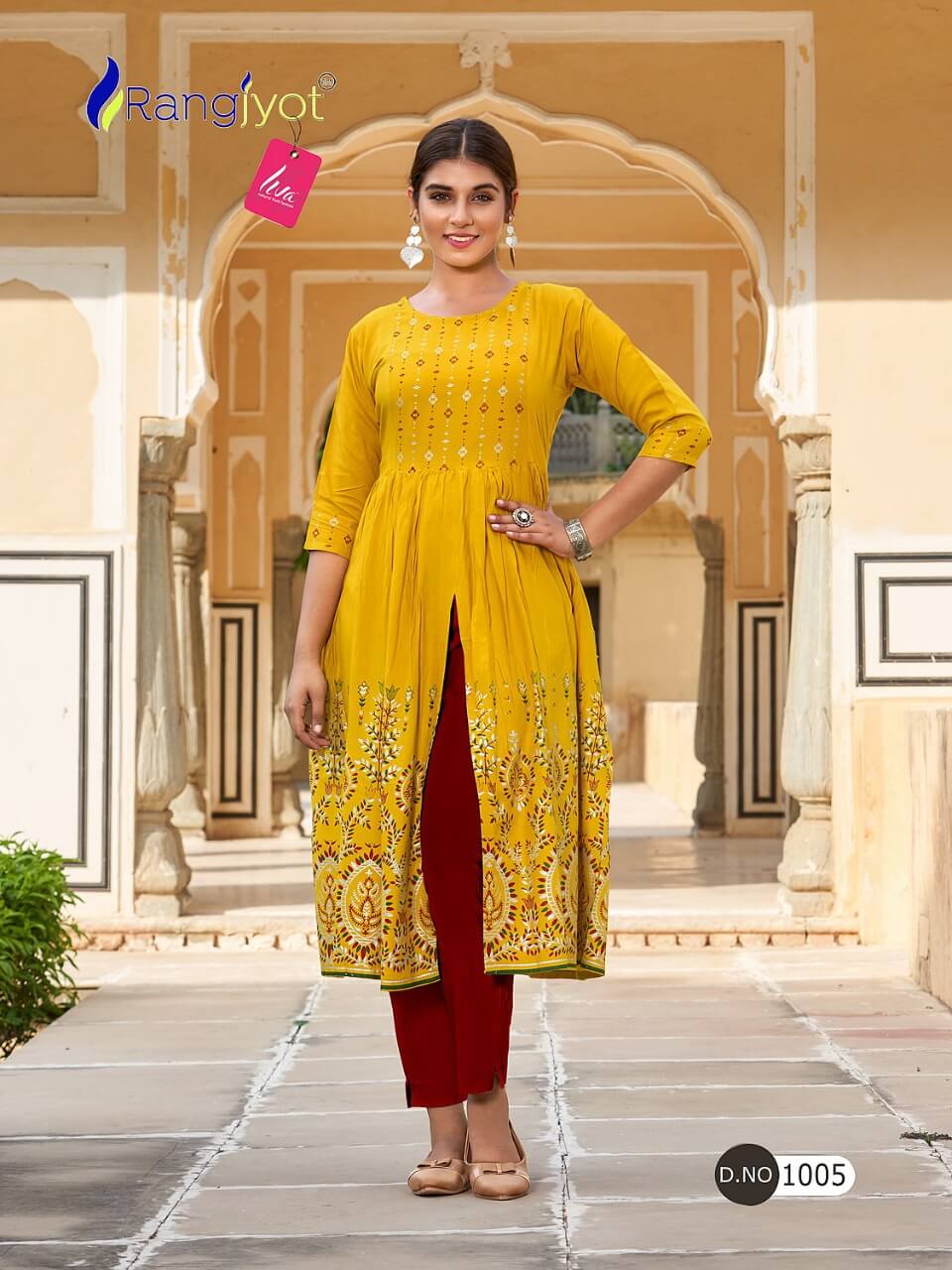 Rangjyot Mihira Designer Kurti Catalog collection 3