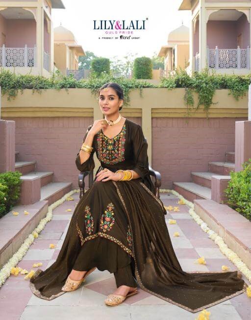 Lily and Lali Aafreen Designer Wedding Party Salwar Suits collection 12
