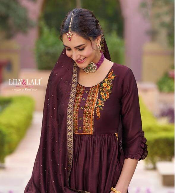 Lily and Lali Aafreen Designer Wedding Party Salwar Suits collection 6