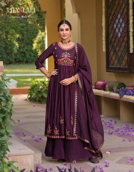 Lily and Lali Aafreen Designer Wedding Party Salwar Suits collection 10