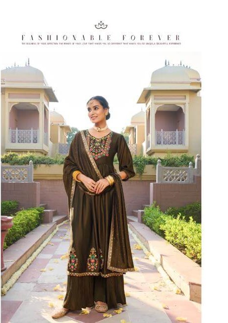 Lily and Lali Aafreen Designer Wedding Party Salwar Suits collection 13