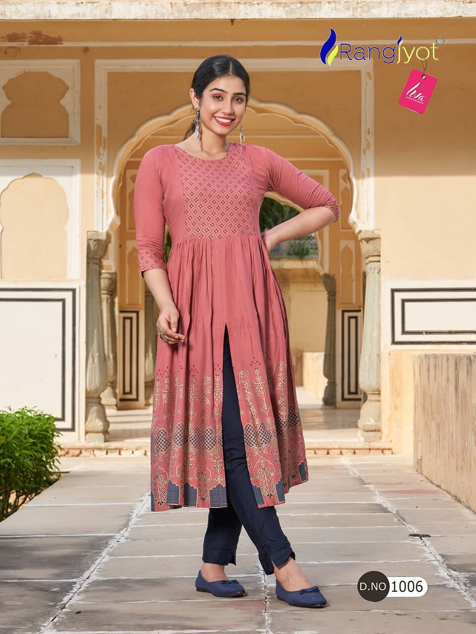 Rangjyot Mihira Designer Kurti Catalog collection 7