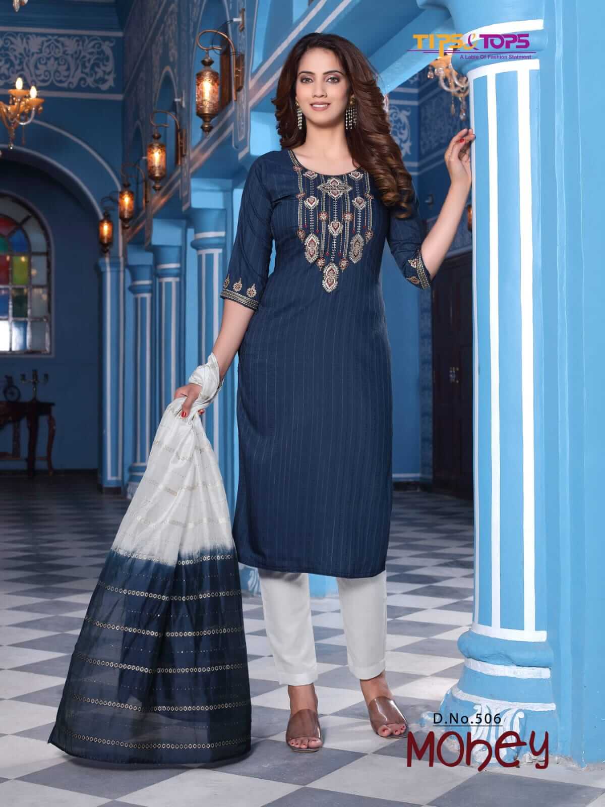 Tips and Tops Mohey vol 5 Embroidery Salwar Kameez Catalog collection 6