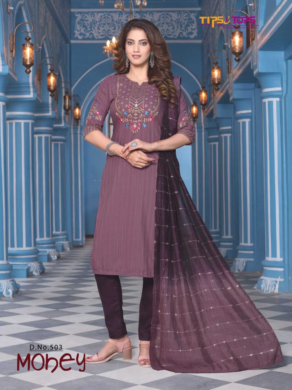Tips and Tops Mohey vol 5 Embroidery Salwar Kameez Catalog collection 1