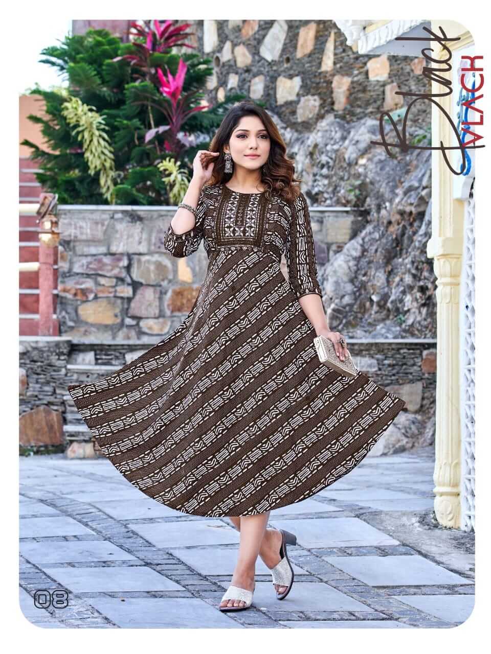 Kinti Pushpa A Line Kurti Catalog collection 9