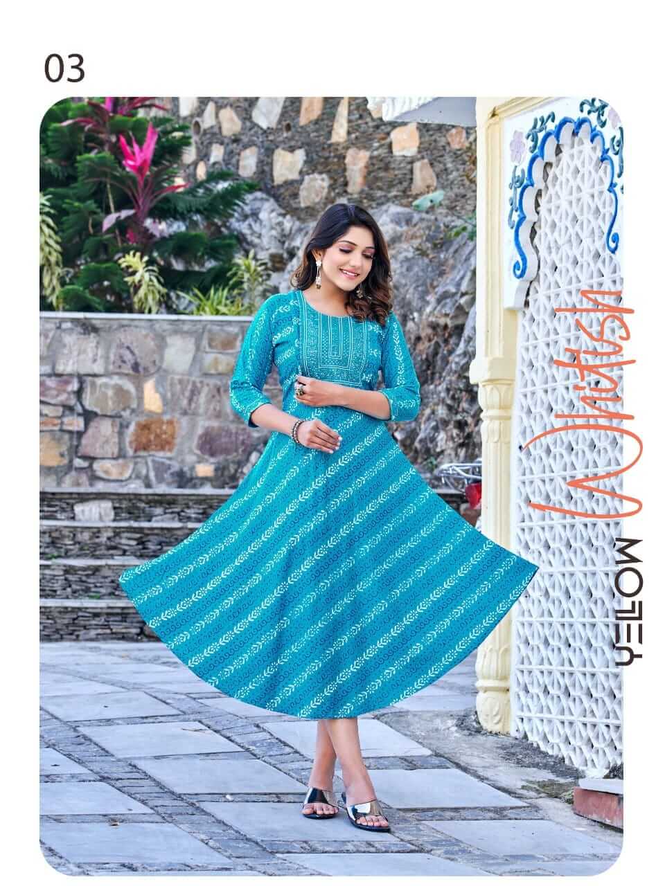 Kinti Pushpa A Line Kurti Catalog collection 3