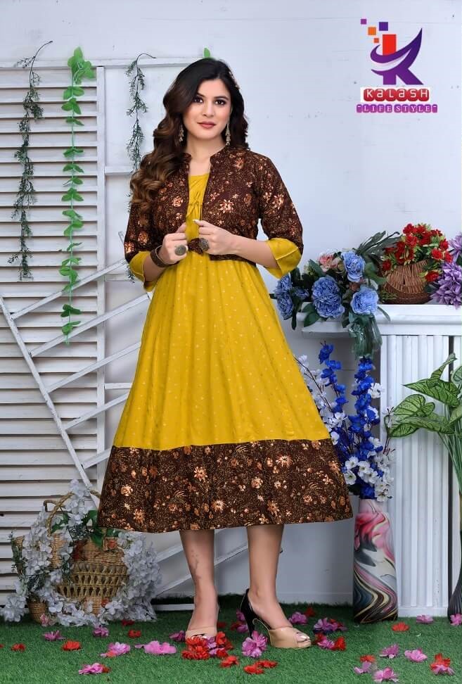 Kalash Ashley A Line Kurti Catalog collection 4