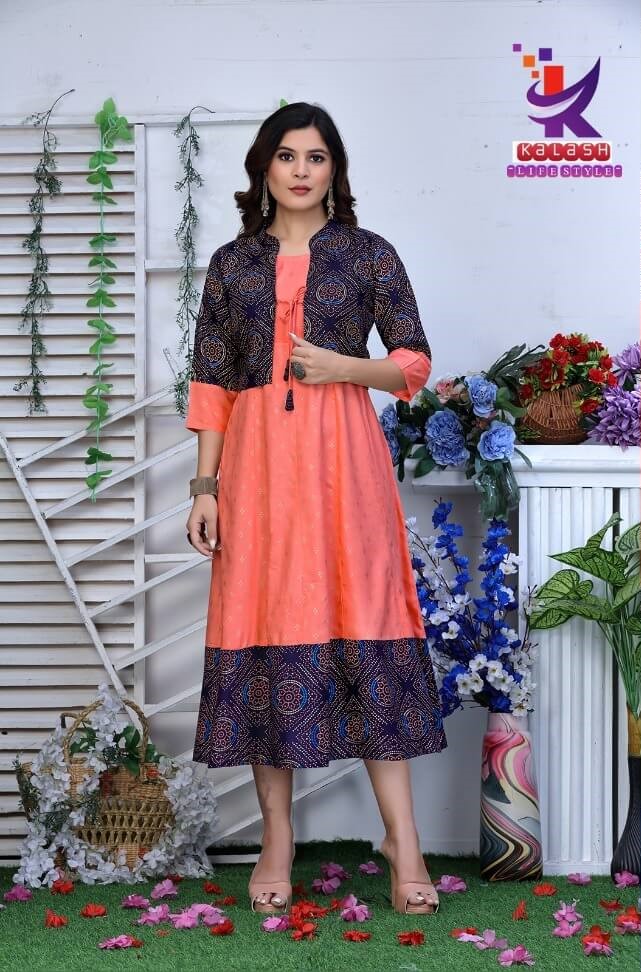 Kalash Ashley A Line Kurti Catalog collection 3