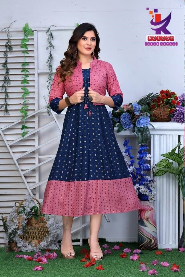 Kalash Ashley A Line Kurti Catalog collection 6