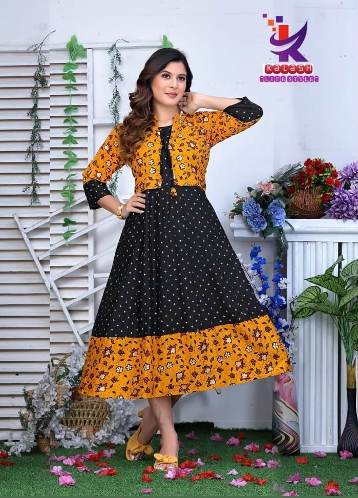 Kalash Ashley A Line Kurti Catalog collection 5