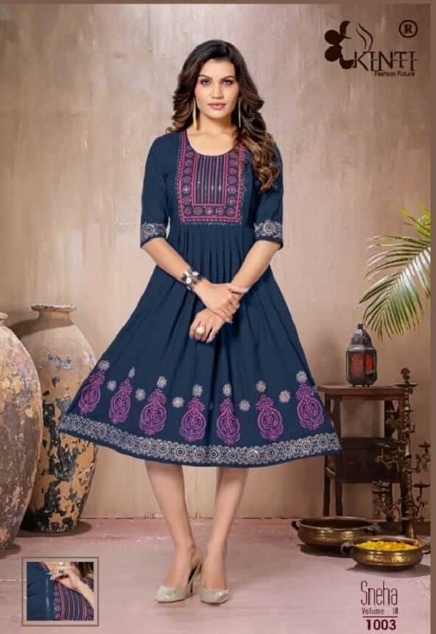 Kinti Sneha vol 10 Feeding Kurtis Catalog collection 5