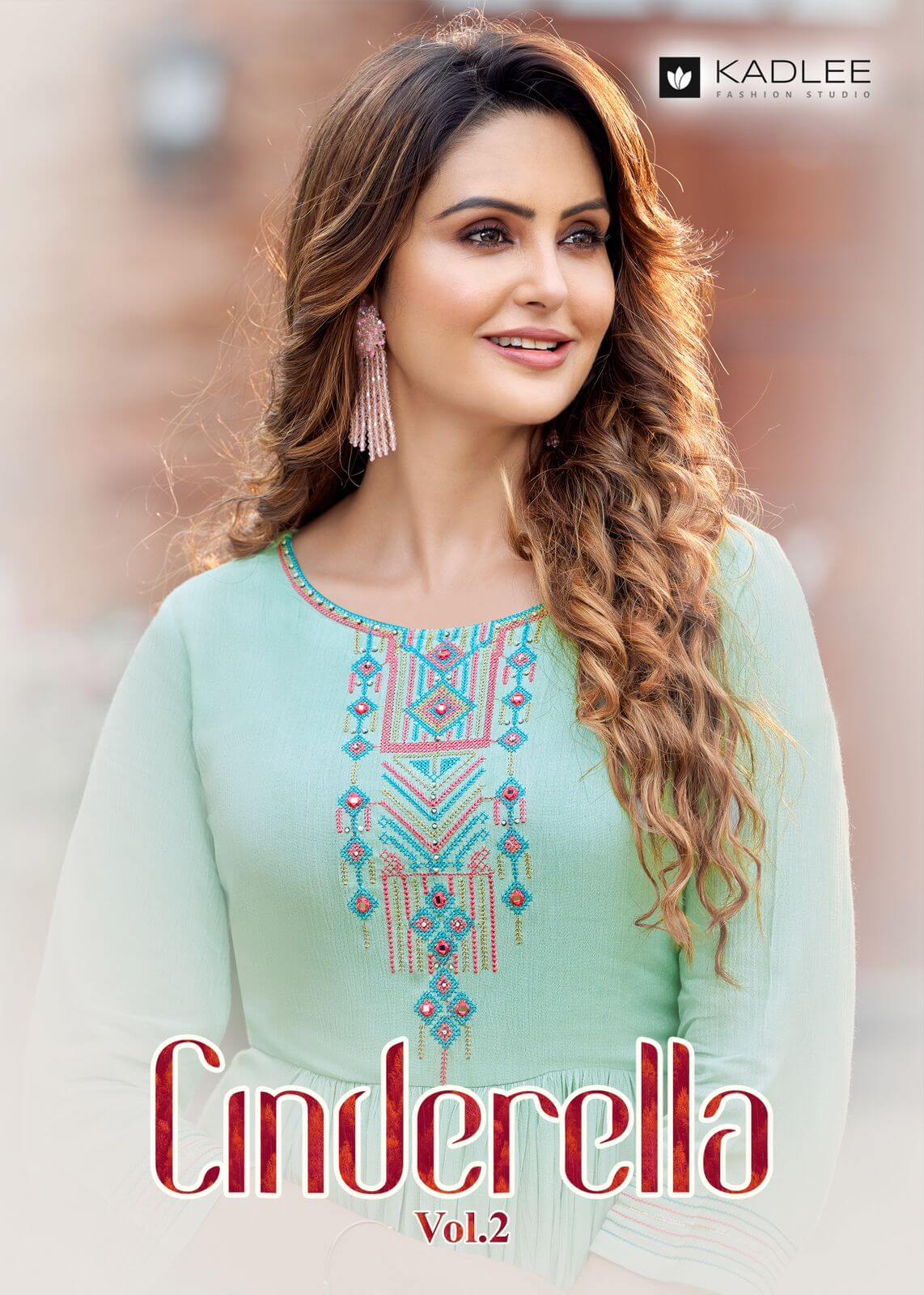 Kadlee Cinderella vol 2 Naira Cut Kurti collection 8