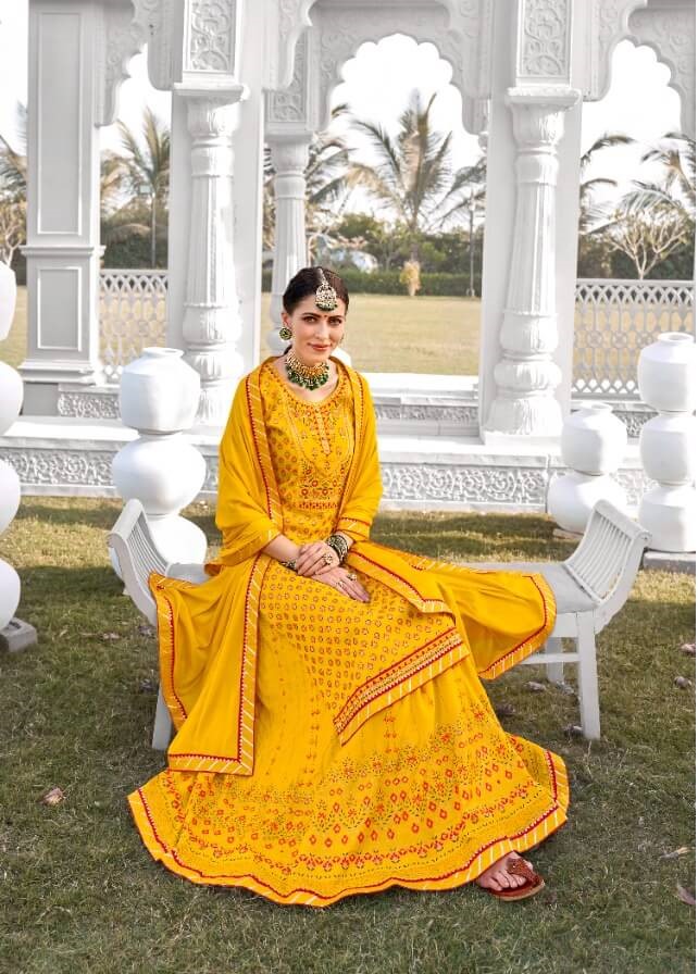 Rangoon Yellow Single piece suit collection 1