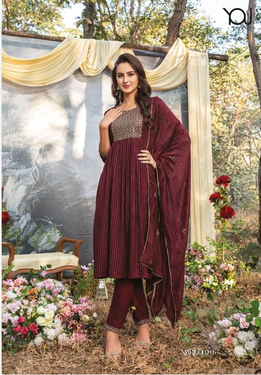 Wanna Marigold Naira Salwar Kameez Catalog collection 7