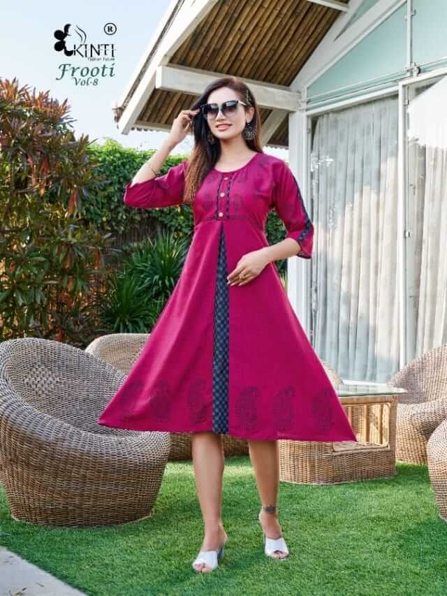 Kinti Frooti vol 8 Kurtis Below 300 Catalog collection 3