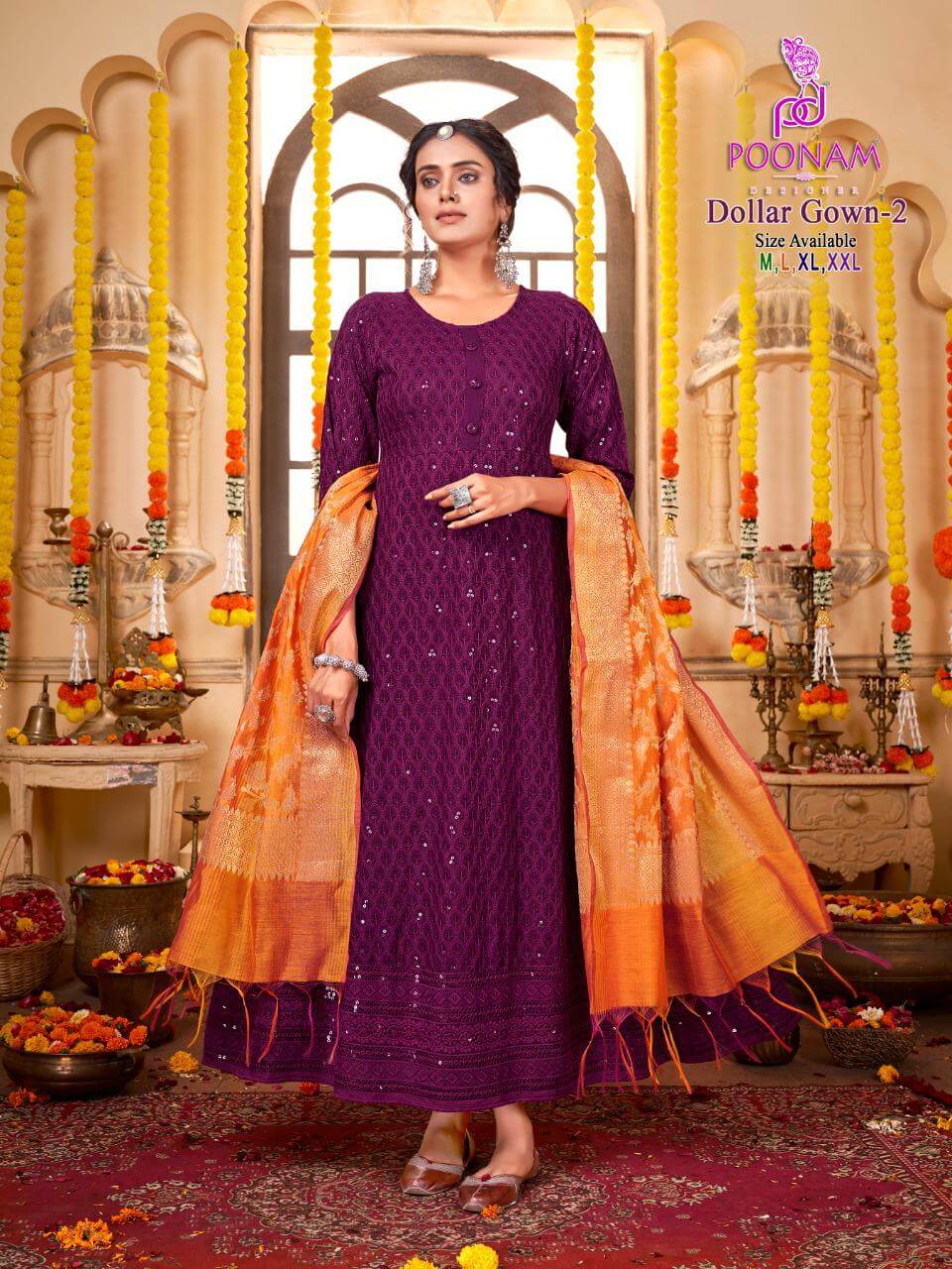 Poonam Dollor vol 2 Kurti with Dupatta Catalog collection 1