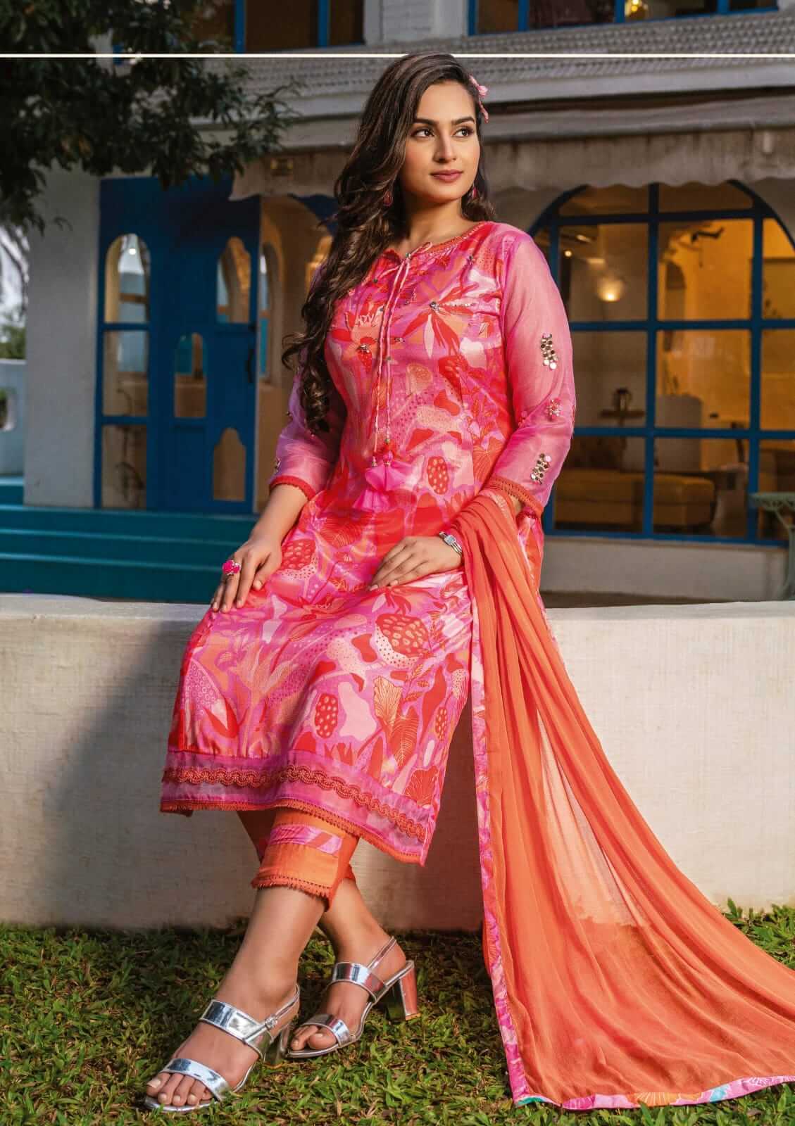 Anju Fabrics Affair Printed Salwar Kameez Catalog collection 15