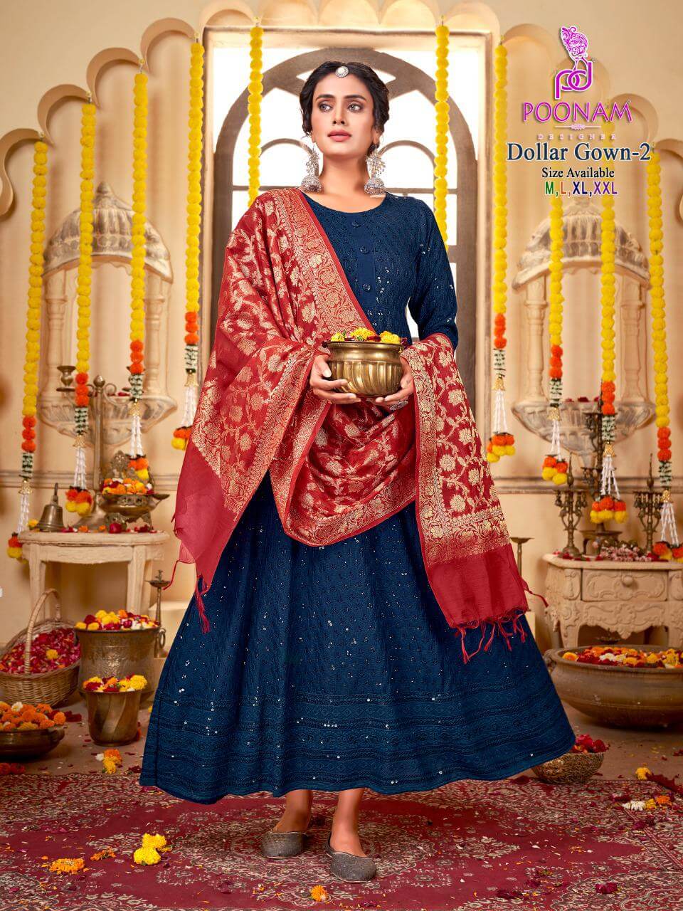 Poonam Dollor vol 2 Kurti with Dupatta Catalog collection 8