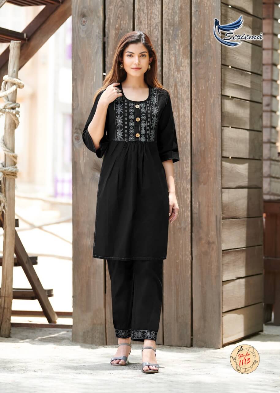 Seriema Kumb Westin Denim Kurti with Pant Catalog collection 5