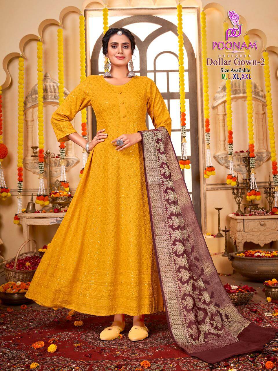 Poonam Dollor vol 2 Kurti with Dupatta Catalog collection 7