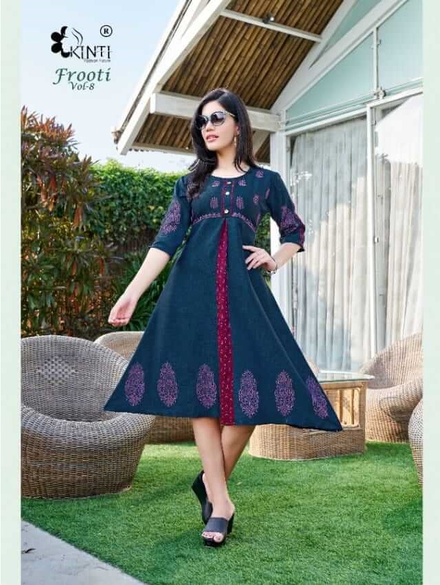 Kinti Frooti vol 8 Kurtis Below 300 Catalog collection 4