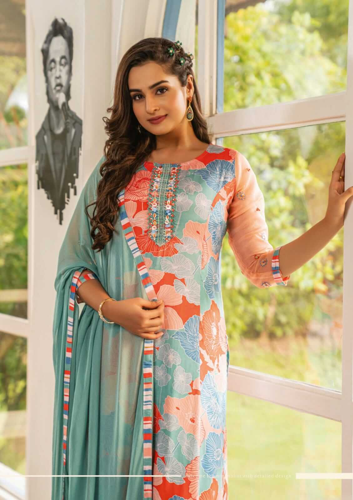 Anju Fabrics Affair Printed Salwar Kameez Catalog collection 2