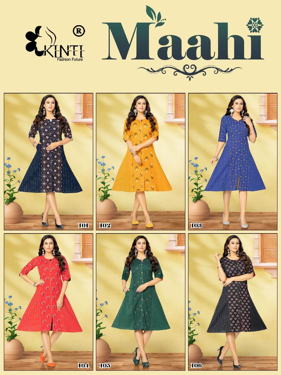 Kinti Maahi Kurtis Below 300 Catalog collection 5