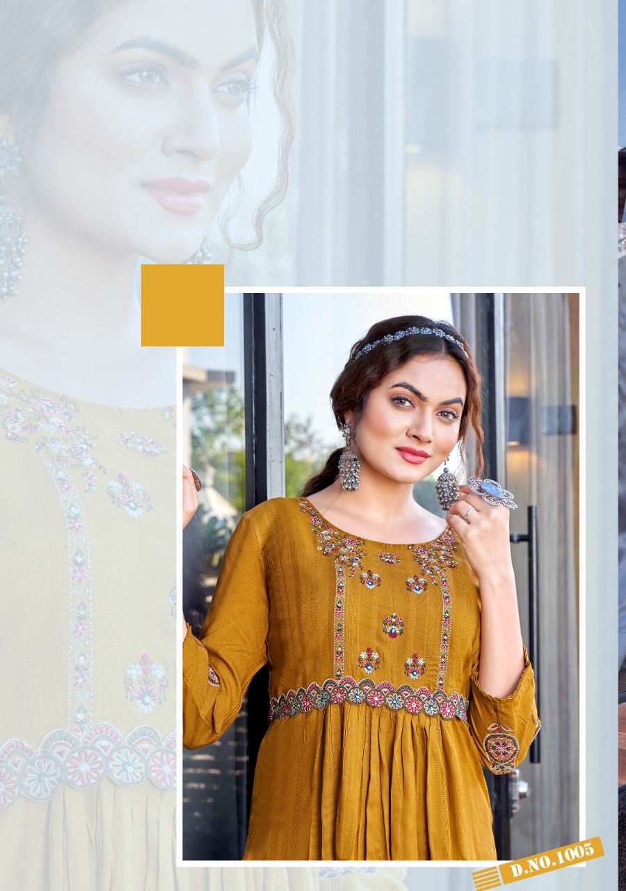 Koodee Morni vol 1 Naira Cut Kurti Catalog collection 7