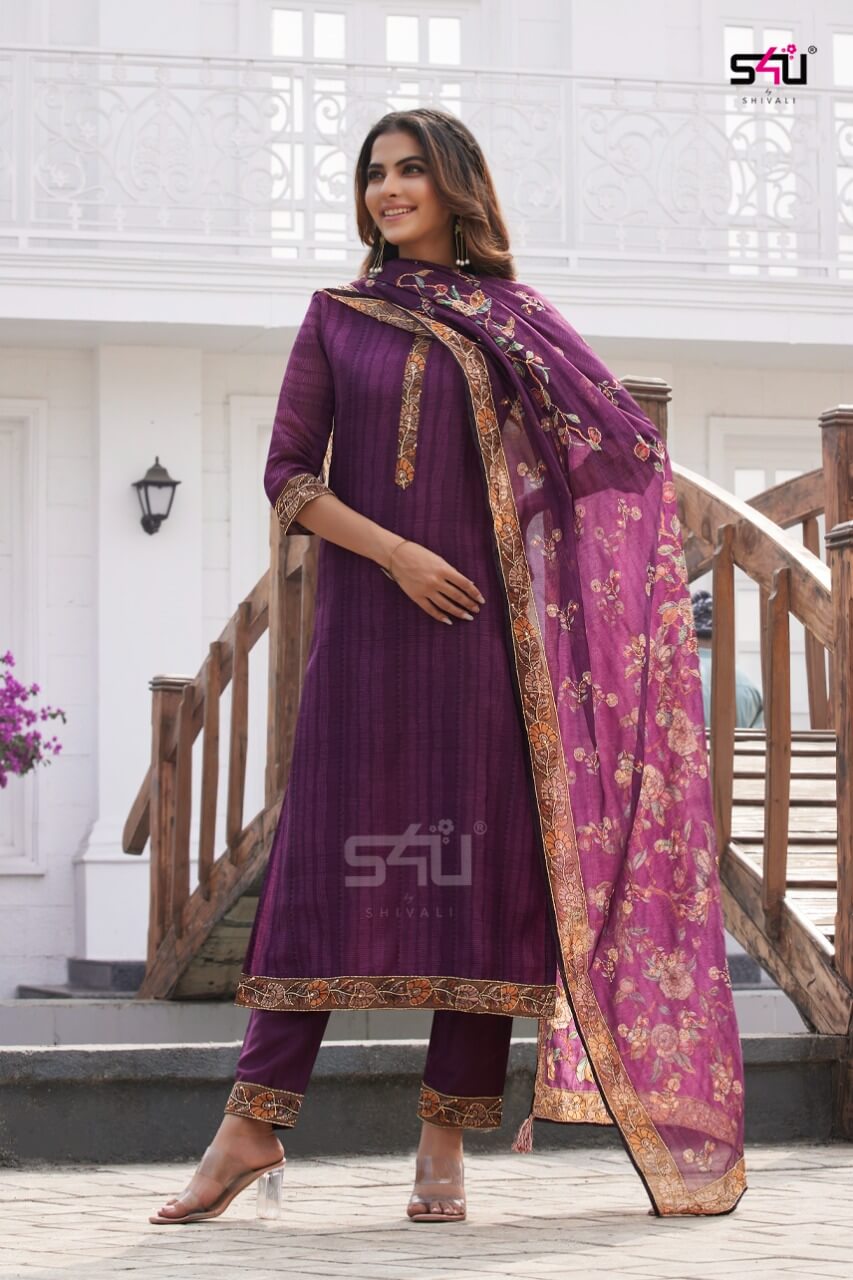 S4u Kantha Salwar Kameez Catalog collection 3