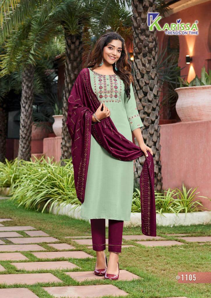 Karissa Akshara vol 1 Churidar Salwar Suits Catalog collection 6