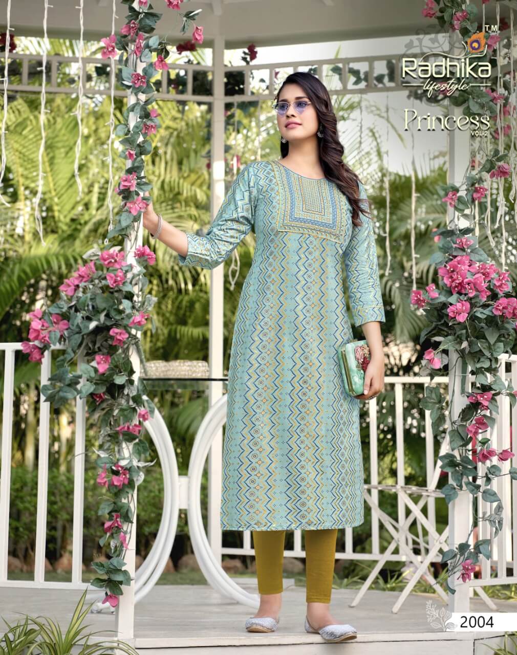 Radhika Lifestyle Princess vol 2 Plus Size Kurtis Catalog collection 6