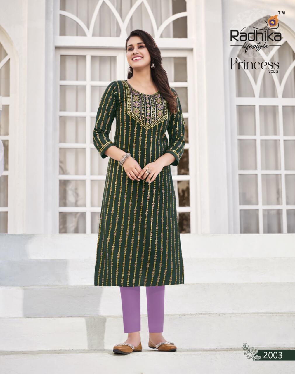 Radhika Lifestyle Princess vol 2 Plus Size Kurtis Catalog collection 10