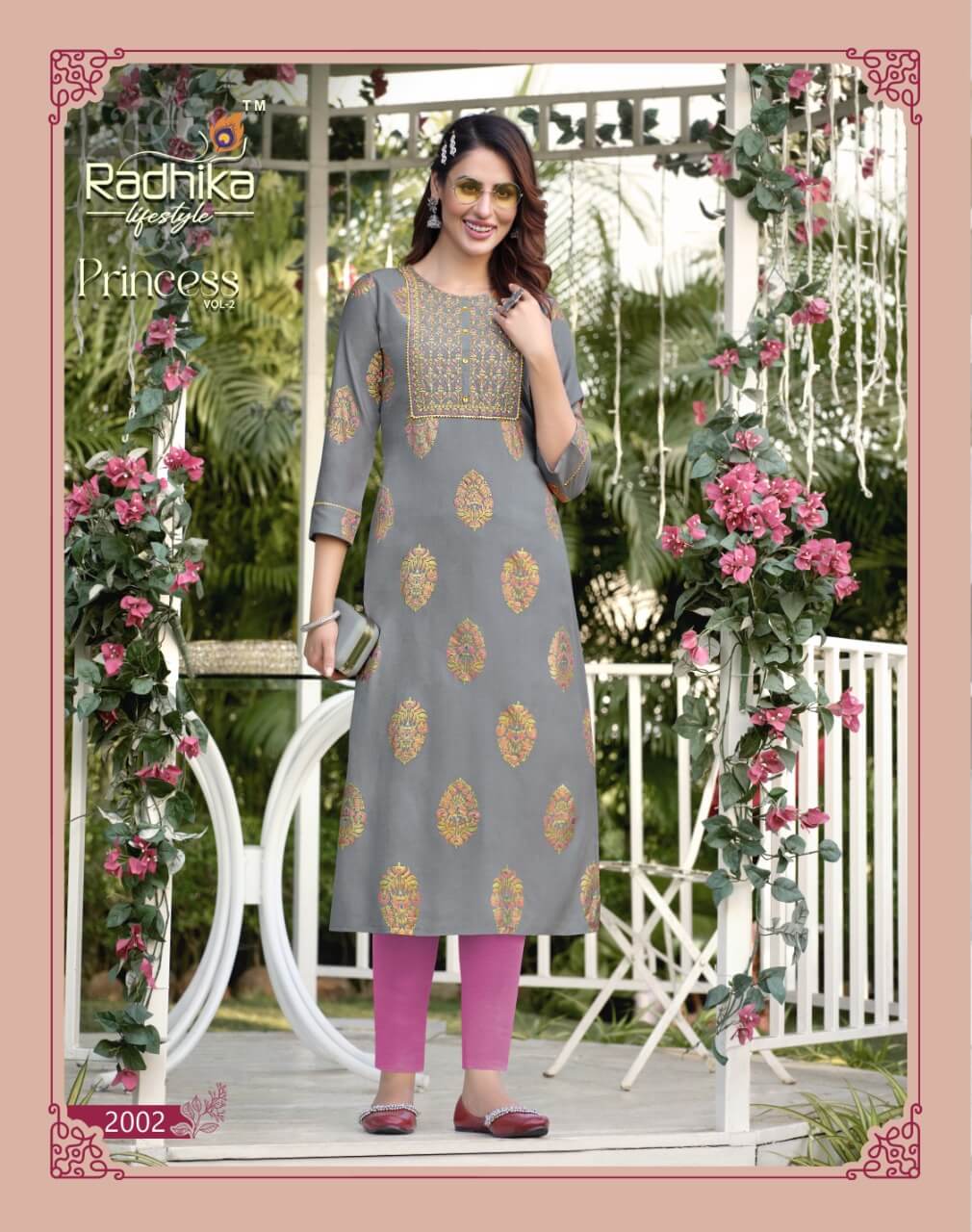 Radhika Lifestyle Princess vol 2 Plus Size Kurtis Catalog collection 9