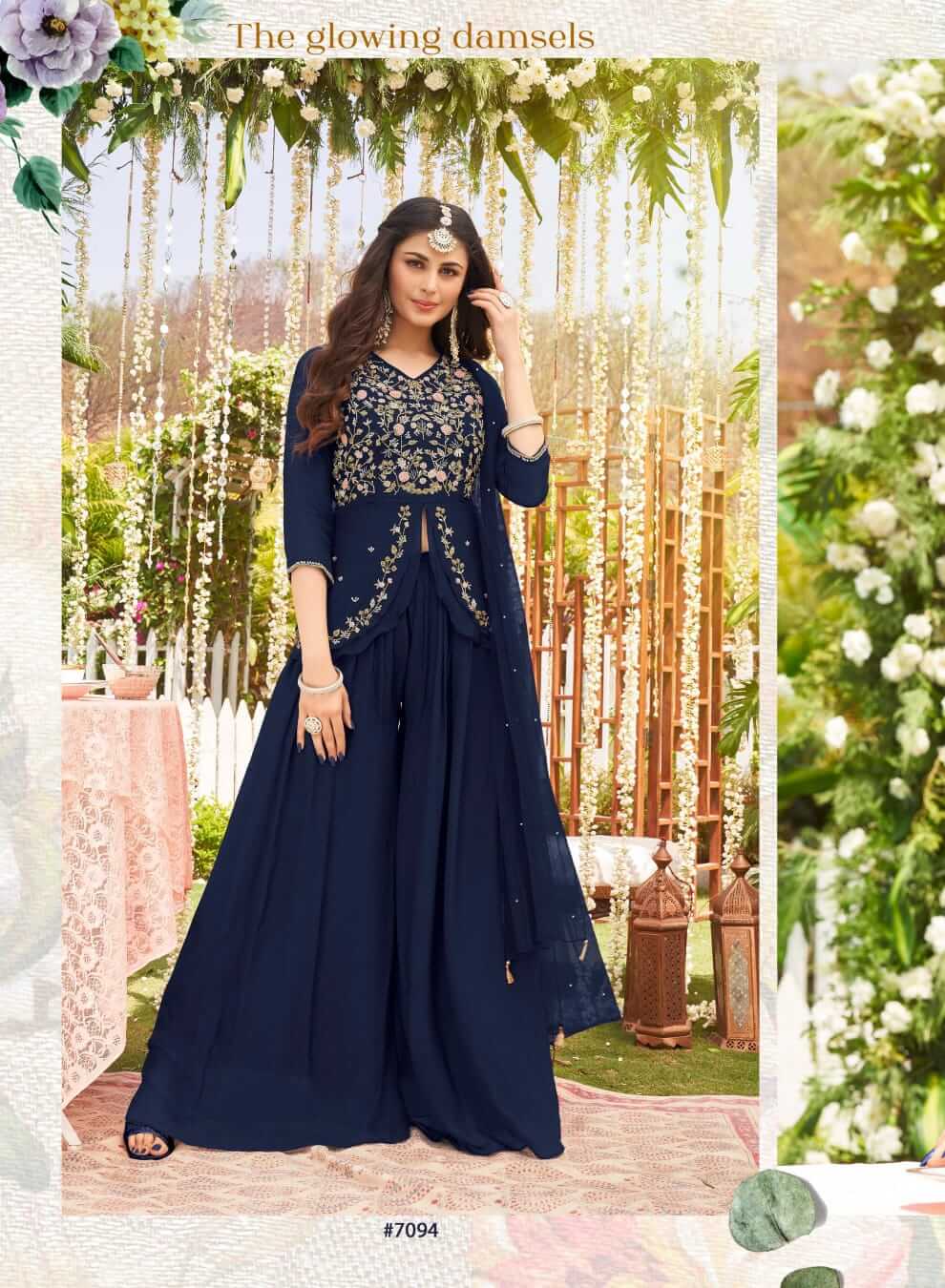 Anju Fabrics Raas Designer Wedding Party Salwar Suits collection 2