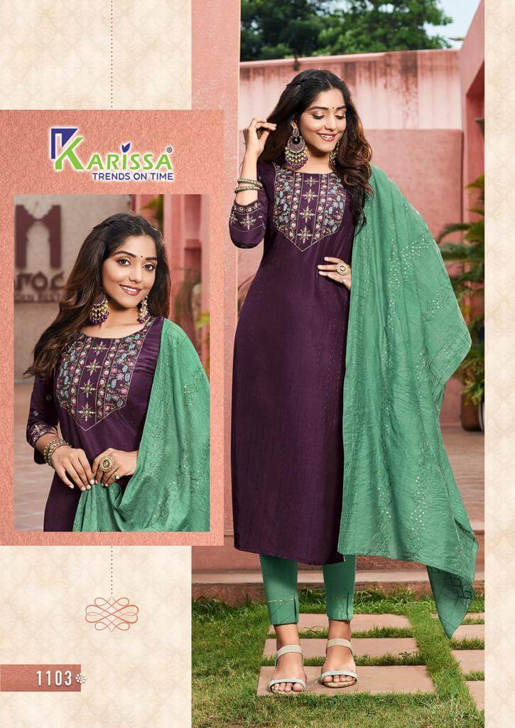 Karissa Akshara vol 1 Churidar Salwar Suits Catalog collection 1