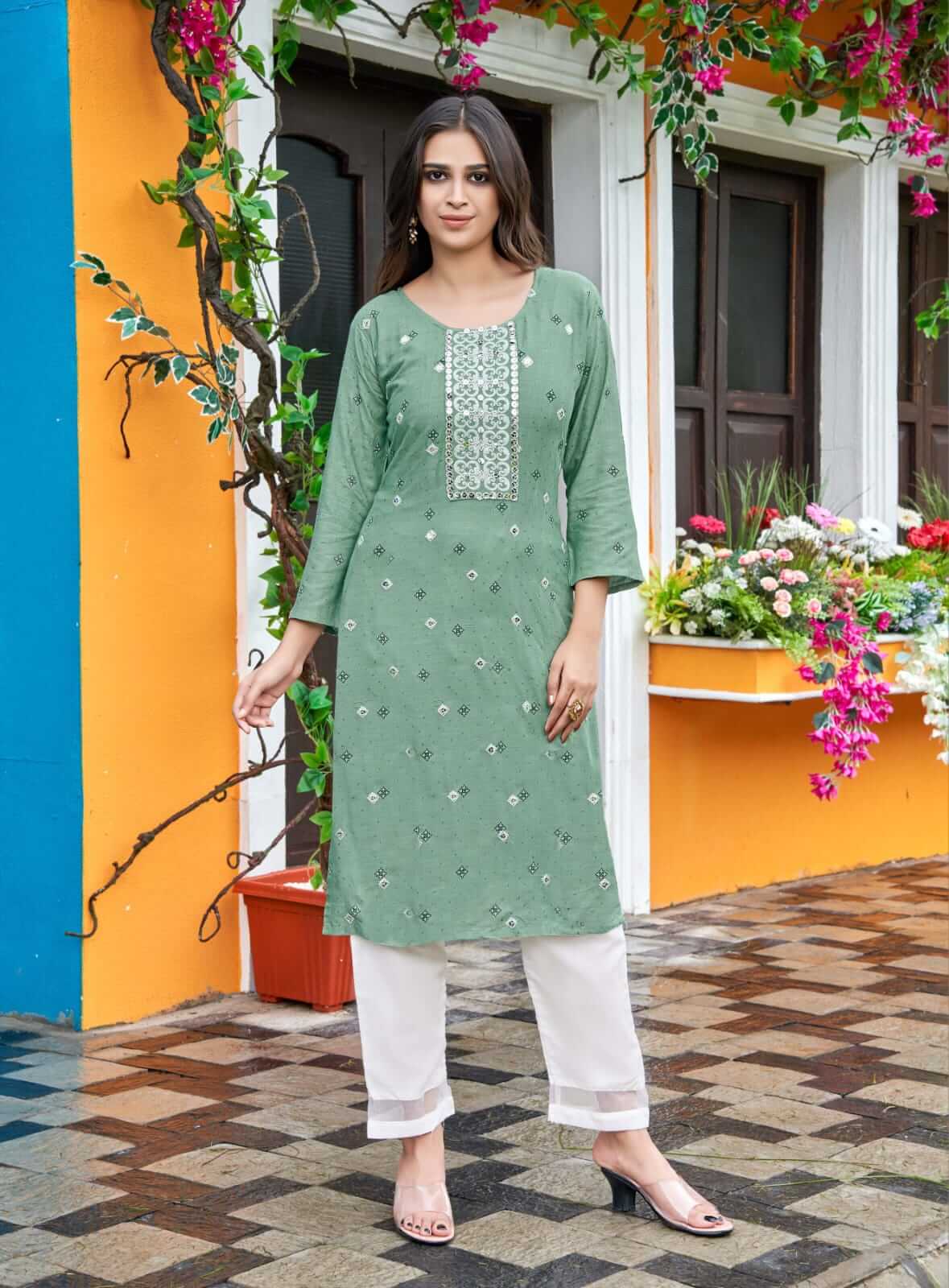 Tips Tops Satrangi vol 3 Kurtis with Bottom Catalog collection 5