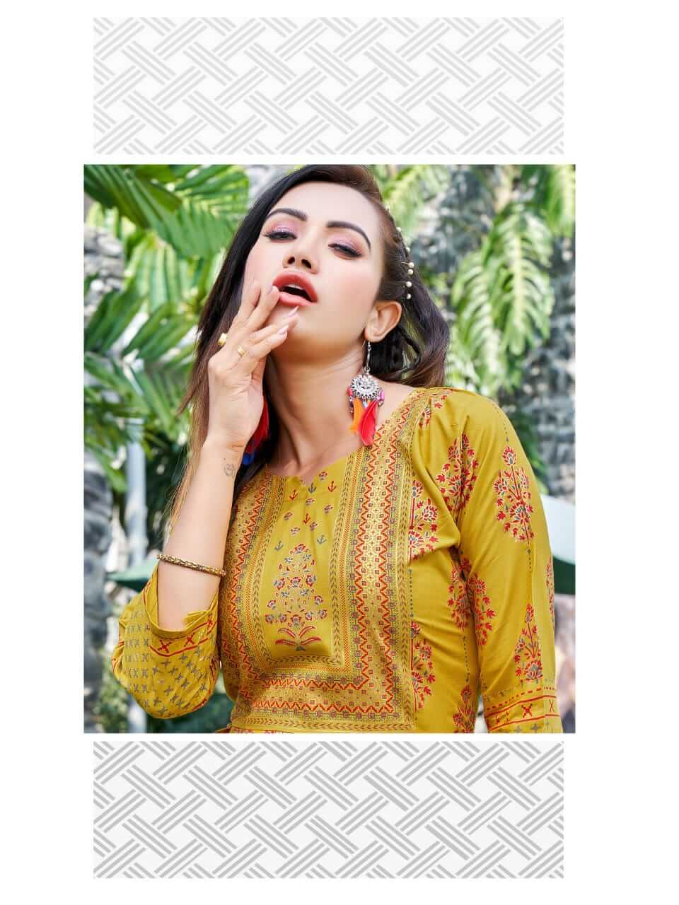 Hirwa Sunflower vol 4 Plus Size Kurtis Catalog collection 1