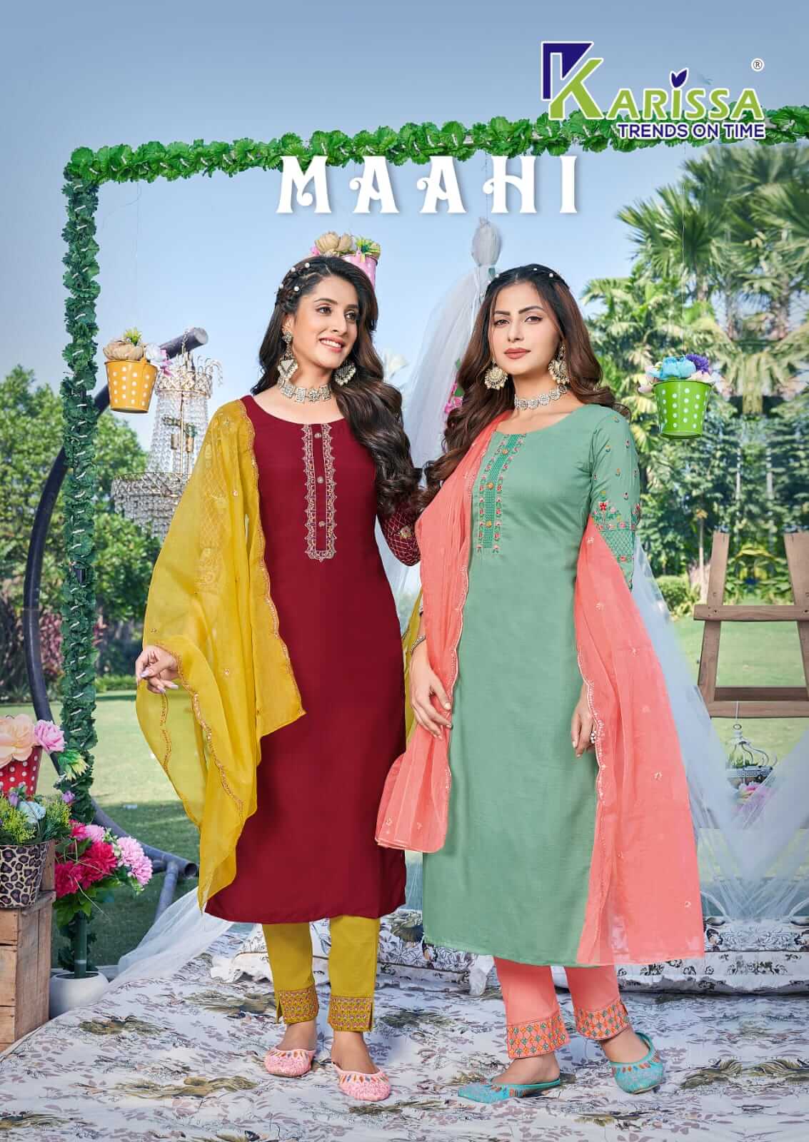 Karissa Maahi Churidar Salwar Suits Catalog collection 1