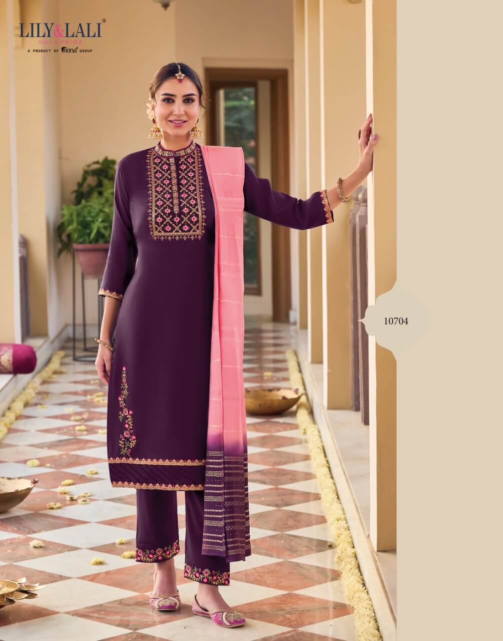 Lily Lali Gulnaaz Embroidery Salwar Kameez Catalog collection 5