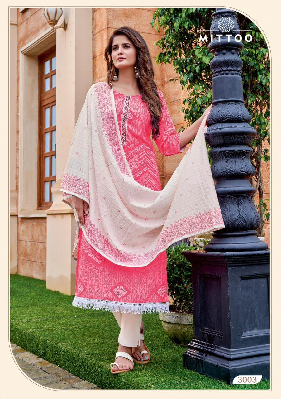 Mittoo Pink Party Wear Single Piece Suits at Wholesale Rate collection 1